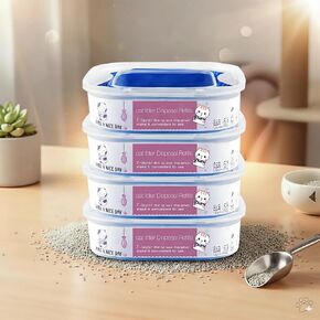 Cat Litter Refills 2 Pack 28FT Cat Litter Refills Cartridge, Compatible with Pet Genie Standard/Plus/Style Pail Refills, Jumbo Refill Cartridge in Kuwait