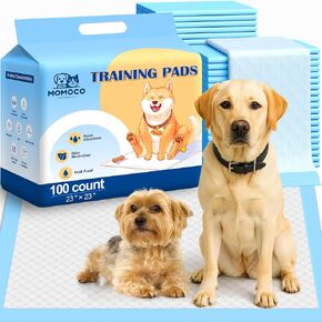 MoMoCo 50 Count Puppy Pads, 22" x 22" Dog Pee Pads with 6-Layer Leak-Proof Protection, Quick-Dry Disposable Training Pads, Super Absorbent Pet Pads in Kuwait