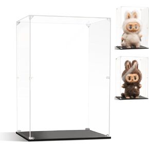 غطاء وقائي شفاف مقاوم للغبار مع خلفيات مطلية لدمى Zimomo ، وجدت أنك وتماثيل مختلفة متوسطة إلى كبيرة الحجم-علبة العرض ودرع العرض in Kuwait