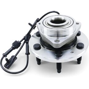 Front 4WD/AWD Wheel Hub وتجميع الحامل لـ 4x4 ​​Chevy Silverado Tahoe Avalanche Suburban Express 1500 GMC Sierra Yukon Savana Cadillac Escalade Hub محمل مع ABS و 6-LUG 515036 2 حزمة in Kuwait