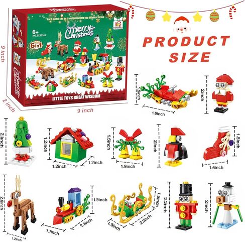 12 Packs Halloween Party Favors for Kids - 12 in 1 Halloween Building Blocks Sets, Mini Cute Bricks for Classroom Prizes Goodie Bag Fillers Birthday Gifts for Kids Boys Girls 6+ in Kuwait