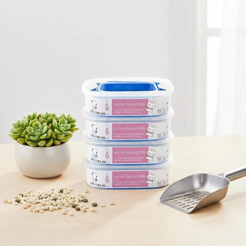 Cat Litter Refills 2 Pack 28FT Cat Litter Refills Cartridge, Compatible with Pet Genie Standard/Plus/Style Pail Refills, Jumbo Refill Cartridge in Kuwait