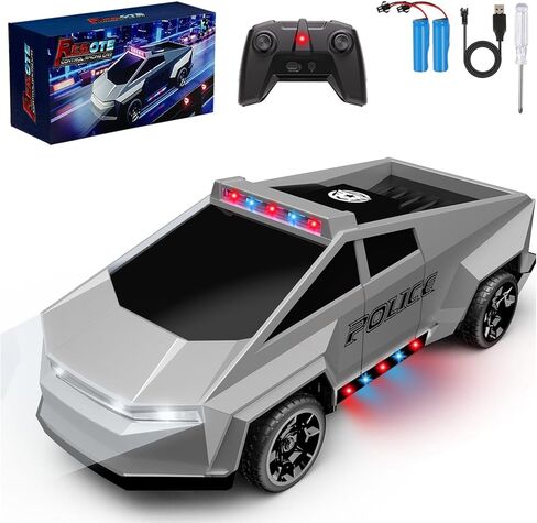 سيارة التحكم عن بُعد ، لعبة RC Cars ، سرعة عالية 20 كم/ساعة على الطرق الوعرة مع 2 المصابيح الأمامية وبطارية قابلة للشحن ، هدية ألعاب الديناصورات للأولاد البالغين 4 سنوات in Kuwait