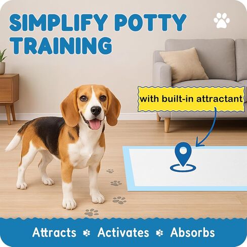 Momoco 50 Count Puppy Pads ، 22 "× 22" منصات تبول الكلاب مع حماية مقاومة للتسرب من 6 طبقات ، وسادات تدريب سريعة التخلص منها ، وسادات الحيوانات الأليفة الفائقة الفائقة in Kuwait