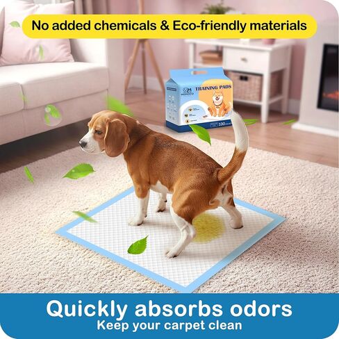 Momoco 50 Count Puppy Pads ، 22 "× 22" منصات تبول الكلاب مع حماية مقاومة للتسرب من 6 طبقات ، وسادات تدريب سريعة التخلص منها ، وسادات الحيوانات الأليفة الفائقة الفائقة in Kuwait