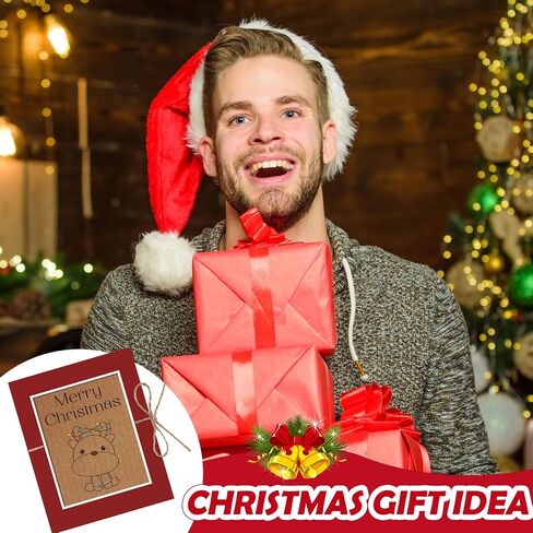 engrowtic Christmas Gift Card Book 5 فتحات هدية الأكمام البريدية لأكمام الكريسم in Saudi Arabia