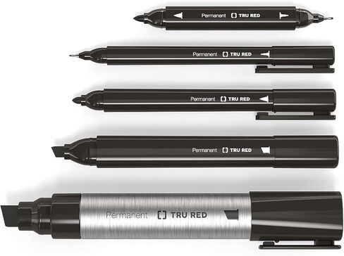 Staples Tru Red Pen علامات دائمة للغاية in Saudi Arabia