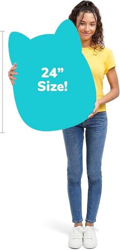 Squishmallows Original 24in JT The Dark Teal Bigfoot - Jazwares Plush الرسمية (Jumbo) in Saudi Arabia