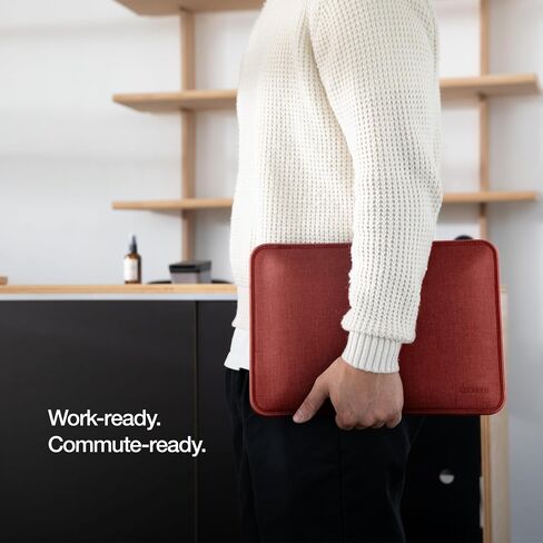 incase icon sleeve with Woolenex - Macbook Air 13 Inch M1 ، 2020 ، 2019 ، 2018 & Macbook Pro 13 Inch 2019 ، 2018 ، 2017 ، 2016 Case - Macbook Case ، Simpled Cover ، Hard Cover ، Dat Entement - Boutique Blue in Saudi Arabia