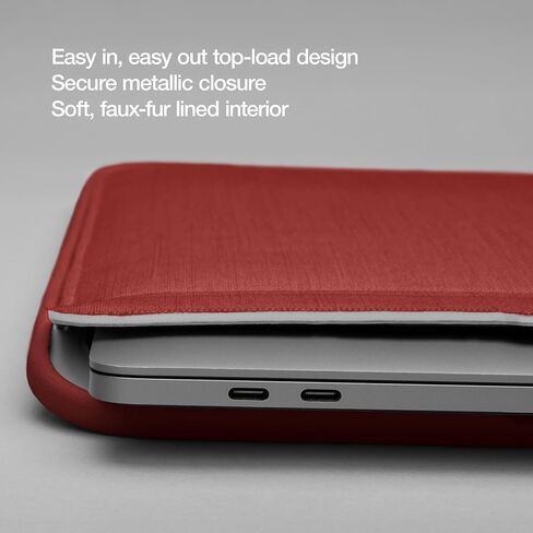 incase icon sleeve with Woolenex - Macbook Air 13 Inch M1 ، 2020 ، 2019 ، 2018 & Macbook Pro 13 Inch 2019 ، 2018 ، 2017 ، 2016 Case - Macbook Case ، Simpled Cover ، Hard Cover ، Dat Entement - Boutique Blue in Saudi Arabia