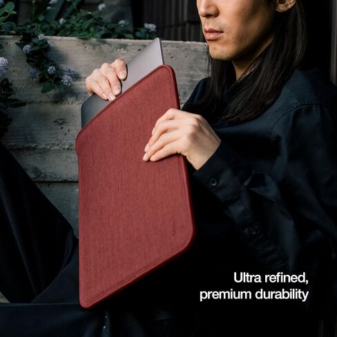 incase icon sleeve with Woolenex - Macbook Air 13 Inch M1 ، 2020 ، 2019 ، 2018 & Macbook Pro 13 Inch 2019 ، 2018 ، 2017 ، 2016 Case - Macbook Case ، Simpled Cover ، Hard Cover ، Dat Entement - Boutique Blue in Saudi Arabia