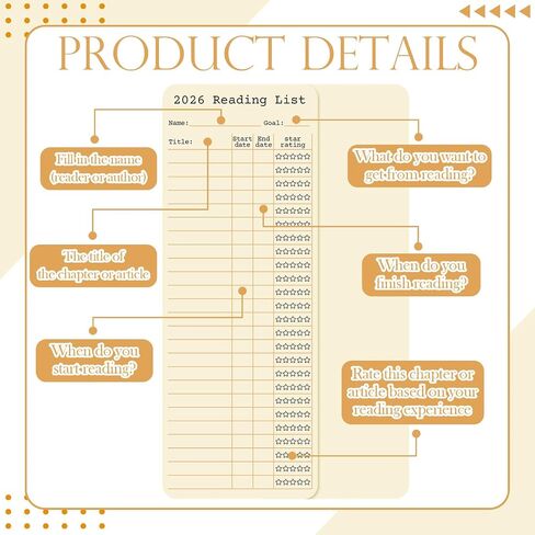 60 Pcs 2026 Reading Log Bookmark 3 x 7.9 Inch Reading List Bookmark Book Lovers Gifts Macaron Color Library Book Tracker Notecards for Teachers Students School Library Accessories in Saudi Arabia