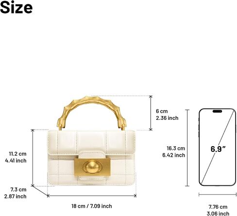 JW PEI النسائية Kaia Bamboo Metal Handbag حقيبة يد in Kuwait