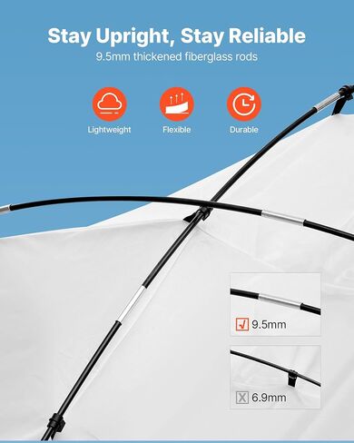 VEVOR Portable Paint Booth, Larger Spray Paint Tent with Built-in Floor & Mesh Screen & Windproof Hooks, Painting Tent Station for Furniture DIY Hobby Tool, 7.5x5.2x5.2ft Spray Paint Shelter in Kuwait