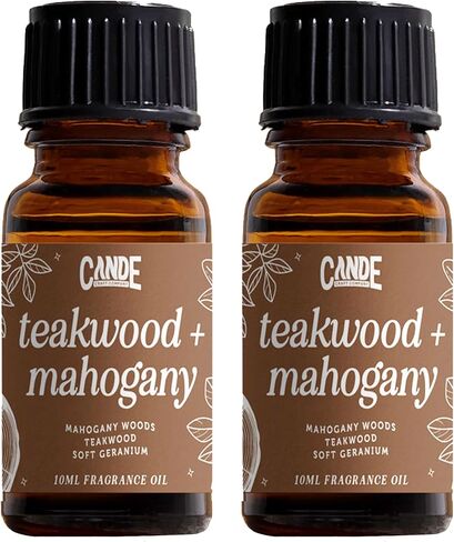 CANDECraftCo Premium Fragrance Oil – Diffuser Oils Fragrances Scented for Home, Candle Soap Making Supplies, Aromatherapy Blends for House (0.34 Fl Oz) (2-Pack, Bourbon Vanilla) in Saudi Arabia