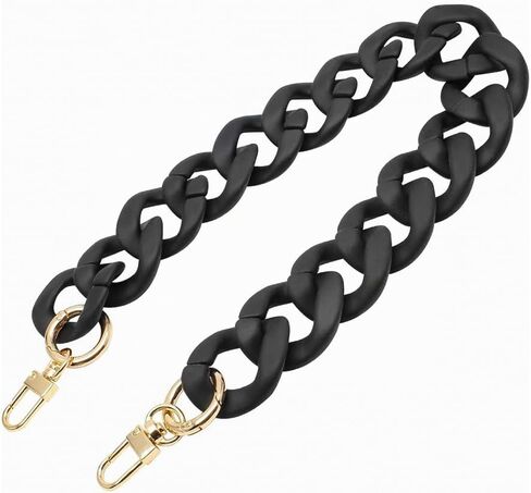 LannuMet Acrylic Resin Purse Chain Handbag Decoration Chain Strap Replacement,Leopard,15.75 in in Kuwait