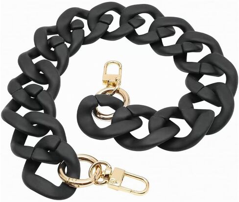 LannuMet Acrylic Resin Purse Chain Handbag Decoration Chain Strap Replacement,Leopard,15.75 in in Kuwait