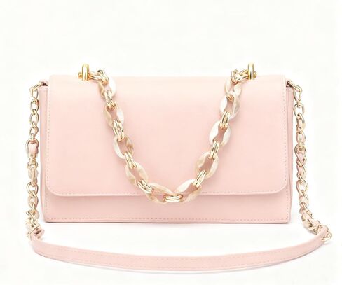 LannuMet Acrylic Resin Purse Chain Handbag Decoration Chain Strap Replacement,Leopard,15.75 in in Kuwait