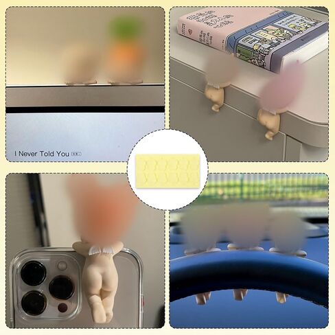 Adhesive Tape for Sonny Angel Hippers, 240Pcs Waterproof Double Sided Stickers for Sonny Baby, Nano Tape for Mini Figures Phone Accessories, Sticky Putty for Angel Doll Mini Figures Accessories in Kuwait