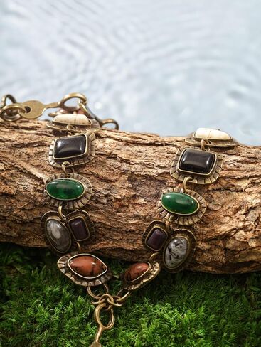 تم إنشاء Minachi Bohemian في الفيروز ذبابة Y-Necklace ، والخرز متعدد الحجم ، ومتسابق قلادة ، ومجوهرات أنيقة لذيذ للنساء in Saudi Arabia
