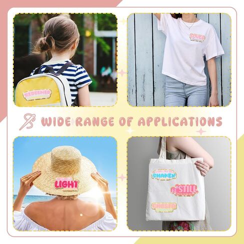 10 Pcs Bible Verse Embroidered Iron on Patches 5-6 Inch Chenille Christian Patches Bulk Motivational Religious Sew on Applique for Hat Backpack Jacket Clothes DIY Accessories Decorations in Saudi Arabia