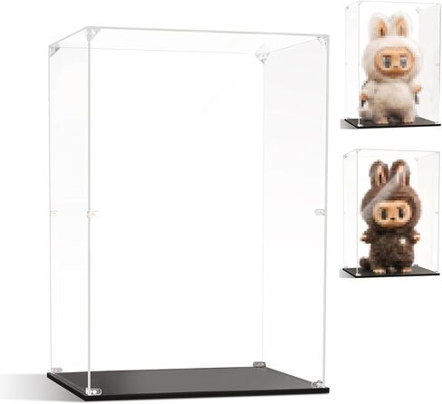 غطاء وقائي شفاف مقاوم للغبار مع خلفيات مطلية لدمى Zimomo ، وجدت أنك وتماثيل مختلفة متوسطة إلى كبيرة الحجم-علبة العرض ودرع العرض in Kuwait