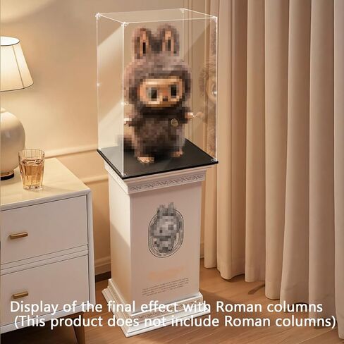 غطاء وقائي شفاف مقاوم للغبار مع خلفيات مطلية لدمى Zimomo ، وجدت أنك وتماثيل مختلفة متوسطة إلى كبيرة الحجم-علبة العرض ودرع العرض in Kuwait