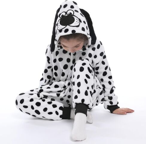 Unisex Kids Animal Onesie Pajamas Children Flannel Halloween Cosplay Costume Homewear Sleepwear for Boys Girls Gift in Saudi Arabia