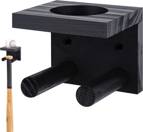 Weysat Baseball Bat and Ball Holder Wall Respare يمكن أن يحمل 4 مجموعات من كرات البيسبول والضرب in Saudi Arabia