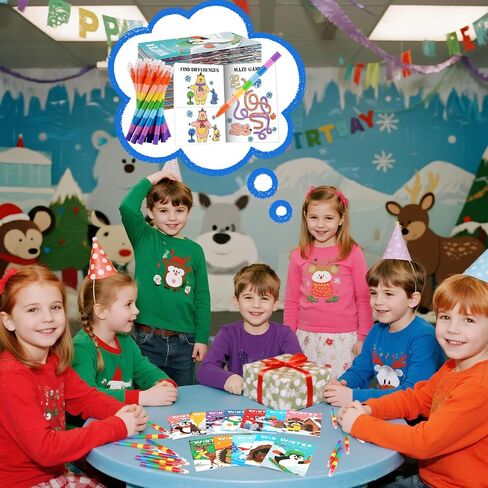 BenLouis 24 Pack Fall Mini Activity Books for Kids ages 4-8-16 Autumn Party Favors Bulk Different Brain Game for Classroom Travel Craft Activities Thanksgiving Birthday Goodie Bag Gift Stuffer in Saudi Arabia