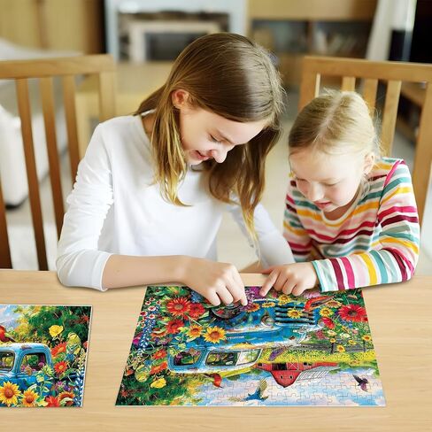 الألغاز 300 قطعة للبالغين | Eiffel Tower Jigsaw Buzzles | معاد تدويره Cardboar Jigsaw Buzzles 300 قطعة | تحدي النشاط العائلي فكرة هدية رائعة لأصدقاء العائلة | 20.5 × 15 بوصة in Kuwait