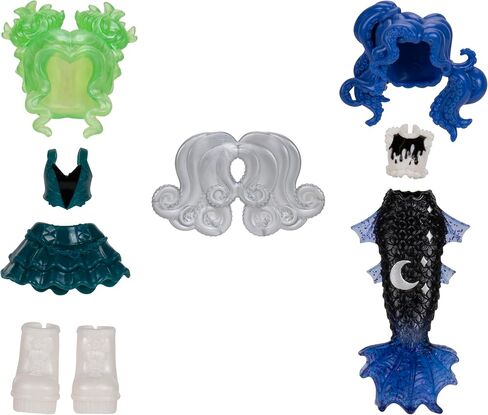Royale High 3" Water Mermaid Fashion Doll - 1 Figure with 9 Fashion Accessories - Virtual Item Code Included - Series 3 - Ages 5+ in Saudi Arabia