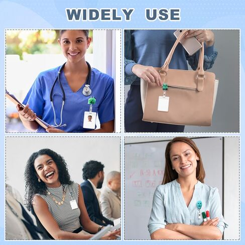 Geyoga 6 PCS animal badge reel cat مضحكة شارة لطيفة بكرات تساقط التمساح حامل مقطع للملحقات الممرضة الطبيب (مضحك) in Kuwait