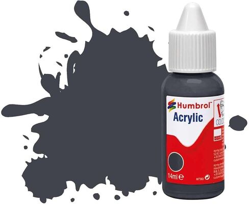 Humbrol Acrylic Paint - DB0023 No 23 Duck Egg Blue - Matt (14 ml) in Kuwait