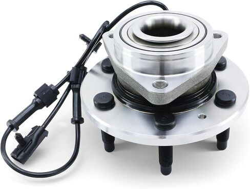 Front 4WD/AWD Wheel Hub وتجميع الحامل لـ 4x4 ​​Chevy Silverado Tahoe Avalanche Suburban Express 1500 GMC Sierra Yukon Savana Cadillac Escalade Hub محمل مع ABS و 6-LUG 515036 2 حزمة in Saudi Arabia