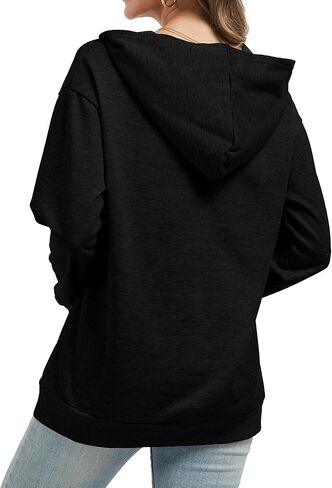 Hoodies النسائية للبيسبول للسيدات طويلة الأكمام الدانتيل لأعلى رقبة الحب طباعة غير رسمية للبلوزات الرياضية الرياضية مع الجيوب in Saudi Arabia