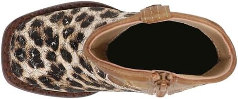 ROPER Toddler Girls Glitter Leopard Square Toe أحذية غير رسمية في العجل - بني in Saudi Arabia