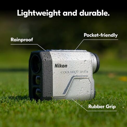 Nikon Coolshot 20 GIII GOLF Rangefinder | RangeFinder LaseFinder مقاومة للطائر مع قفل على الزلزال وضمان 5 سنوات | نموذج نيكون الولايات المتحدة الرسمي in Saudi Arabia