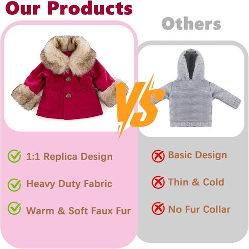 مجموعة ملابس الدمية مجموعة 5-PC الموضة الخردل مجموعة معطف الشتاء تشمل معطف دافئ ، قميص ، جينز ، قبعة متماسكة صفراء ووشاح متماسكة ، ملابس ملابس غير رسمية تناسب 18 بوصة دمى الفتيات الأمريكيات in Kuwait