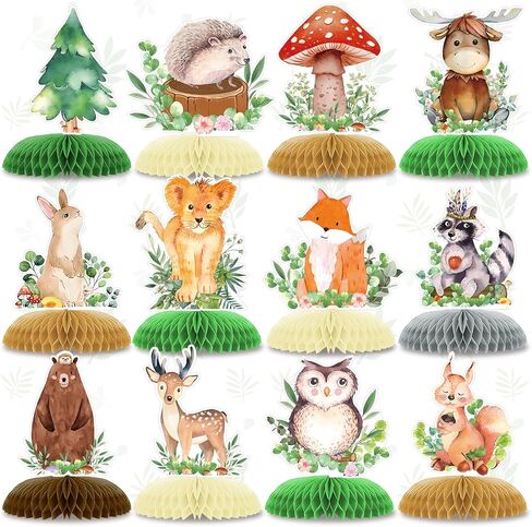7 Pcs Happy Birthday Honeycomb Centerpiece Table Party Decorations - 2 Pack Happy Birthday Banner Sign Honeycomb Centerpieces for Tables Colorful Theme Party Supplies Decor for Kids, Boys, Girls in Kuwait