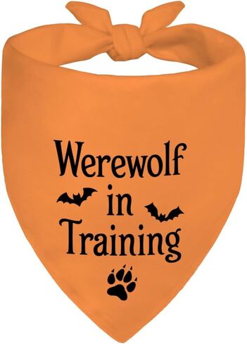 Mommy's Little Boo Orange Dog Bandana ، Halloween Christmas Christmas Pet Assity Photo Photo Photo Photo Prop for الاحتفالات ، هدايا Sacrf Pet Sacrfan in Kuwait