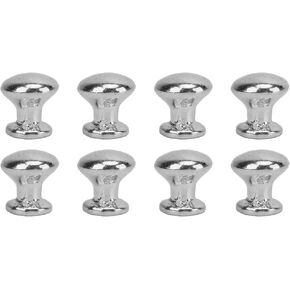 JTLB 8pcs 1:12 Scale Miniature Round Head Pull Handle Metal Simple Dollhouse Door Handle Knobs (Black) in Saudi Arabia
