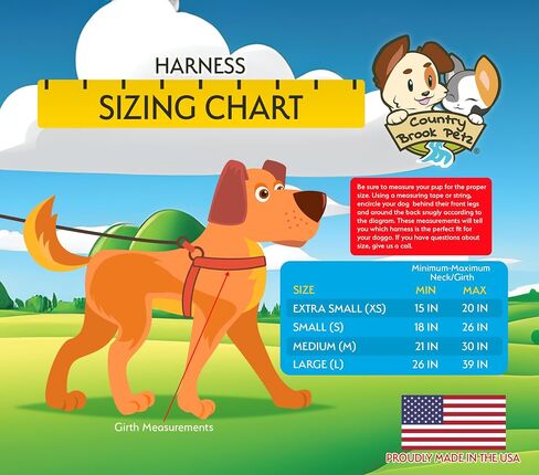 Country Brook Petz - Fall Loage Step -in Dog Harness - مجموعة رائعة من الخريف التي تتميز بتصميمات ستسقطها (5/8 بوصة ، صغيرة) in Saudi Arabia