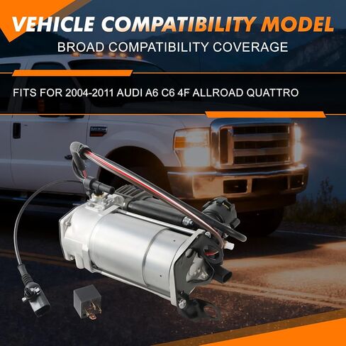 مضخة ضاغط تعليق الهواء 4F0616005E 4F0616005F متوافق مع A6 C6 4F Quattro Allroad 2004-2011 أجزاء ما بعد السوق in Saudi Arabia