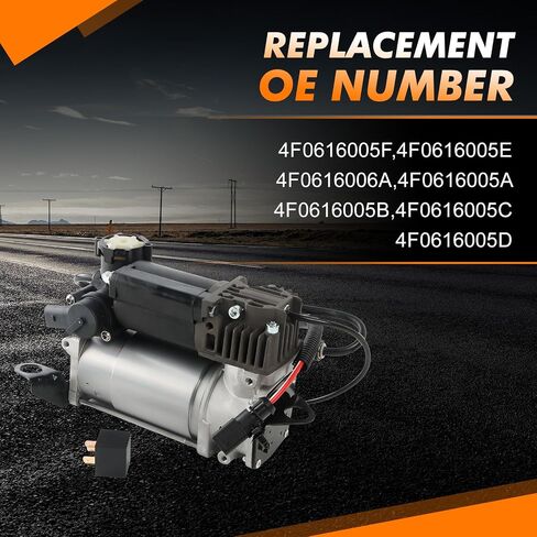 مضخة ضاغط تعليق الهواء 4F0616005E 4F0616005F متوافق مع A6 C6 4F Quattro Allroad 2004-2011 أجزاء ما بعد السوق in Saudi Arabia
