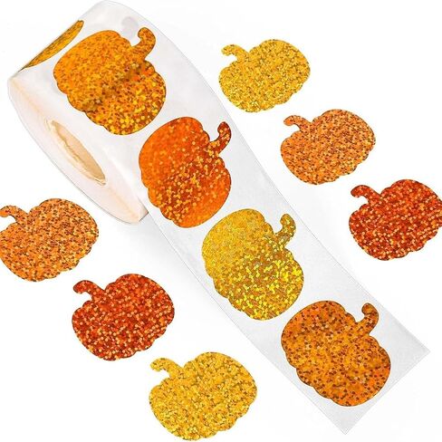 500pcs Halloween Ghost Stickers Roll - Laser Cute Boo Ghost Stickers الذات in Kuwait