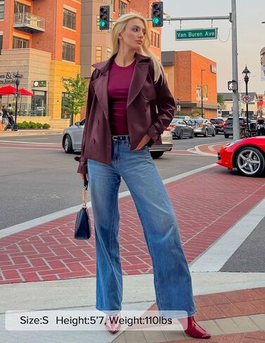 ZESICA Women's Faux Leather Jackets Oversized Fall Fashion Button Motorcycle Coats Outwear 2025 Winter Outfits Clothes in Saudi Arabia