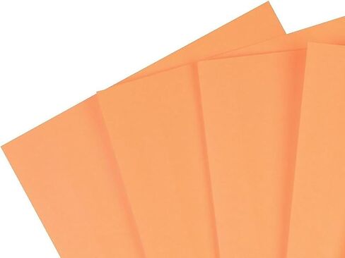 Staples 490881 ورق ملون ساطع، 8 1/2 بوصة × 11 بوصة برتقالي، 500/ريم in Kuwait