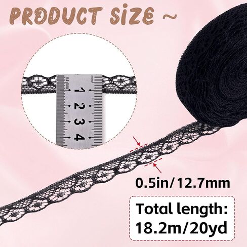 2 Yards Daisy Lace Trim Ribbon, Flower Embroidered Ribbon Roll for Bridal, Daisy Trim Sewing Accessories for Bouquet Packaging Wrapping Wedding Decorations DIY Crafts- White in Kuwait