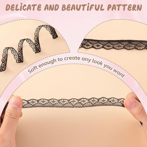 2 Yards Daisy Lace Trim Ribbon, Flower Embroidered Ribbon Roll for Bridal, Daisy Trim Sewing Accessories for Bouquet Packaging Wrapping Wedding Decorations DIY Crafts- White in Kuwait